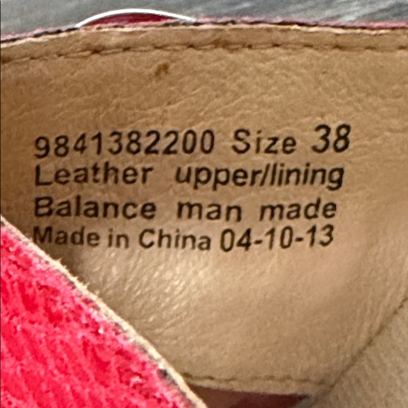 Dansko Sophie Women's Red Leather Snake Two Strap Sandal Size 7.5 EU 38 Comfort - Picture 10 of 10